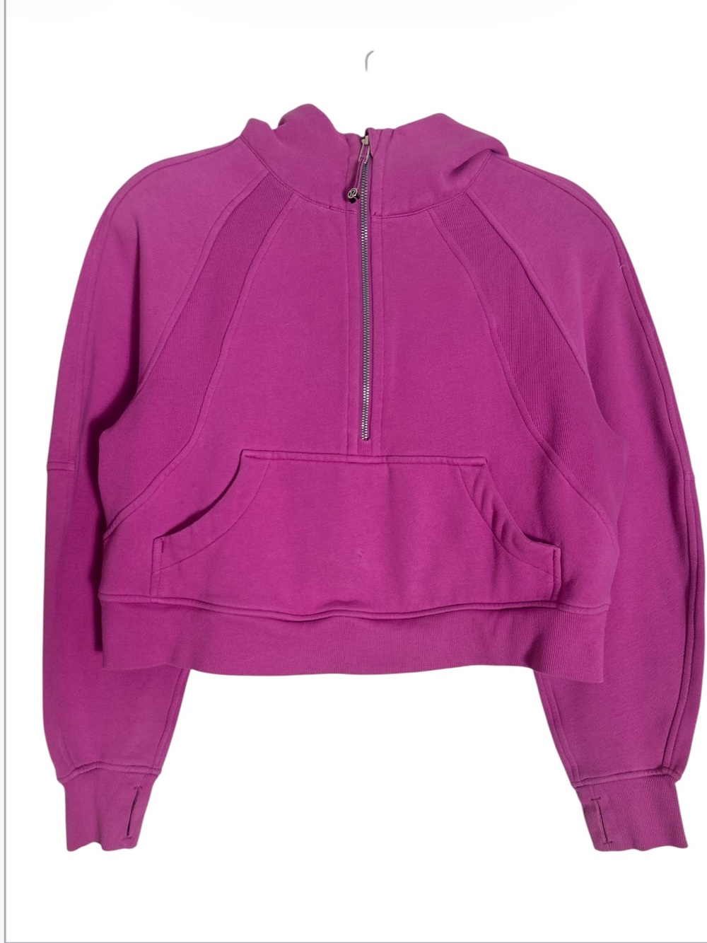 Lululemon Scuba Oversized Half Zip Hoodie Pink Blossom XS/S